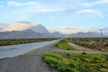 طبیعت زیبا جاده کرمان بم