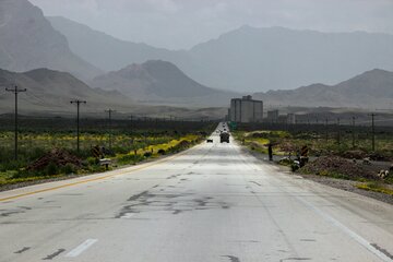 طبیعت زیبا جاده کرمان بم