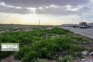 Beautiful nature of roads in southeast Iran