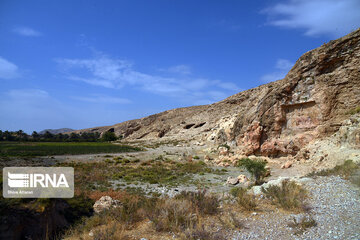 Rock relief of Sasanian Empire's Shapur I in south Iran