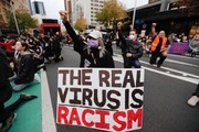 نیوزلندی ها علیه نژادپرستی در آمریکا راهپیمایی کردند

