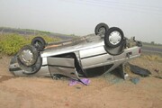 واژگونی خودرو در مهریز یک کشته و پنج نفر زخمی برجا گذاشت