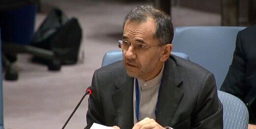 نماینده دائم ایران در سازمان ملل خواستار مقابله جهانی با سیاست «زانو بر گردن» آمریکا شد