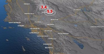 زلزله ۵.۵ ریشتری ایالت کالیفرنیا آمریکا را لرزاند