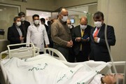 سفیر افغانستان از اتباع غیرمجاز مجروح در یزد عیادت کرد