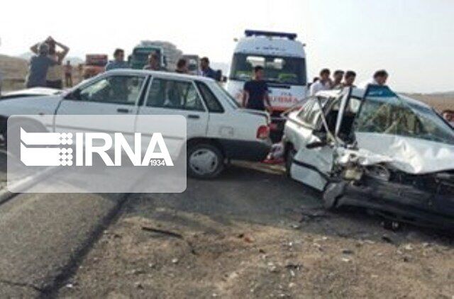 تصادف جاده بیجار به تکاب 2 کشته برجا گذاشت