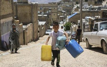 سهم روستای سلطان آباد شیراز از آب شرب، چهار ساعت در هفته