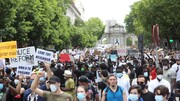 تجمع معترضان به تبعیض نژادی در پایتخت اسپانیا