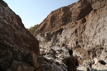 Iran/Bandar Abbas : spectaculaire grotte de sel « Khersin » au sud