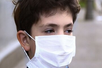 کودکان هرمزگانی: ماسک می‌زنیم