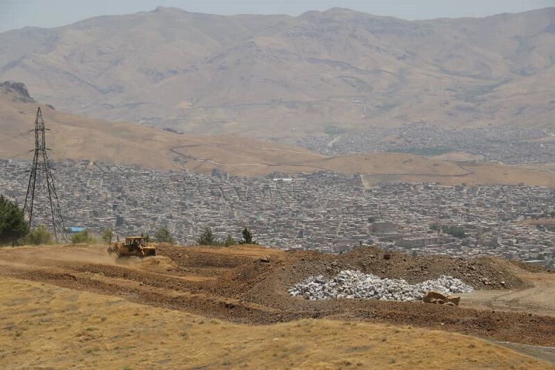 پارک 2 هکتاری به سبک باغ ایرانی در آبیدر سنندج احداث می‌شود