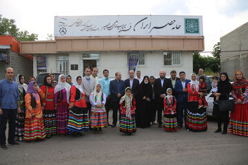 افتتاح خانه حصیر ایران در روستای فشتکه خمام‎