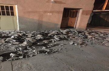 خسارات زلزله در شهرستان خنج