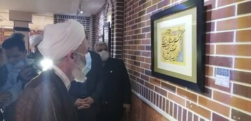 نمایشگاه خوشنویسی الهی‌نامه علامه حسن‌زاده آملی در ساری گشایش یافت