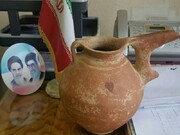 کشف کوزه سفالی سه هزار ساله در مینودشت