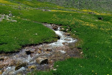 طبیعت دامنه های رشته کوه سهند