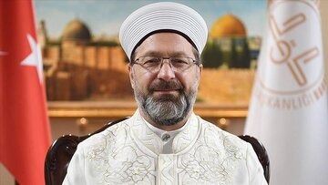 رییس سازمان امور دینی ترکیه پراکندگی جوامع اسلامی را عامل اشغال قدس عنوان کرد