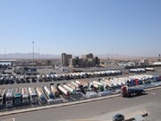 ۲۶۰۰ کامیون ترانزیت در مرز دوغارون منتظر ورود به افغانستان هستند