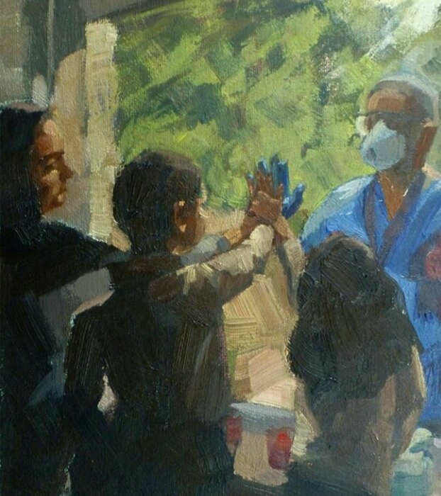 تهران- ایرنا- نقاشان انگلیسی با تصویر کردن کادر درمانی آغازگر پویشی برای...