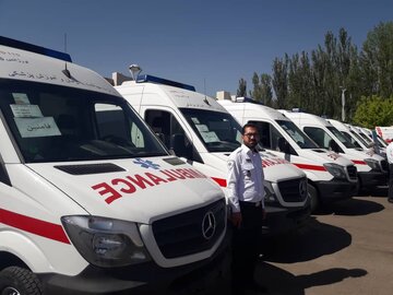 سه تیم اورژانس از استان همدان برای خدمت رسانی به زائران اربعین اعزام شد