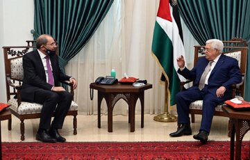 وزیرخارجه اردن به فلسطین سفر کرد