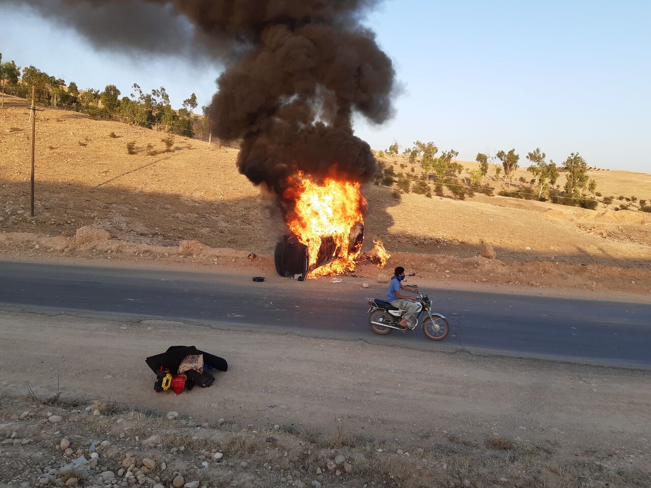 سانحه رانندگی در همدان یک کشته برجا گذاشت