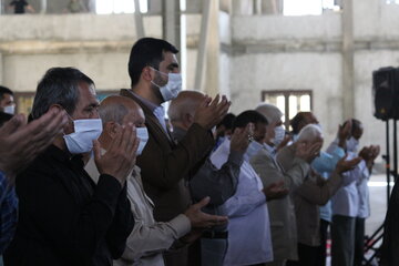 اولین نماز جمعه پس از شیوع کرونا در سمنان