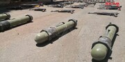 کشف سلاح های غربی و مواد مخدر از تروریست ها در سوریه