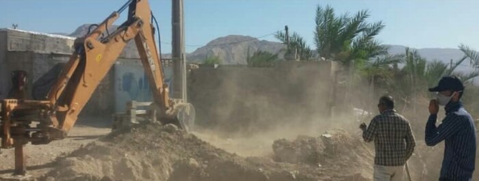 کمبود آب یک روستای بوشهر با مشارکت فردی خیر برطرف شد