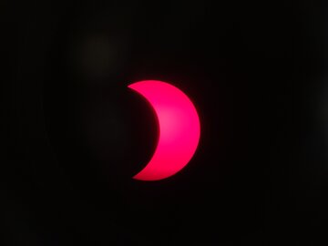 El eclipse solar desde Irán 