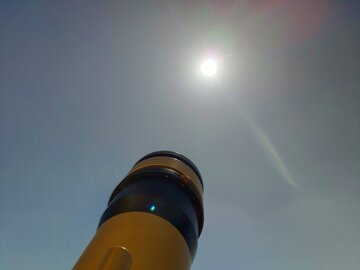 El eclipse solar desde Irán 