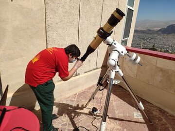 El eclipse solar desde Irán 