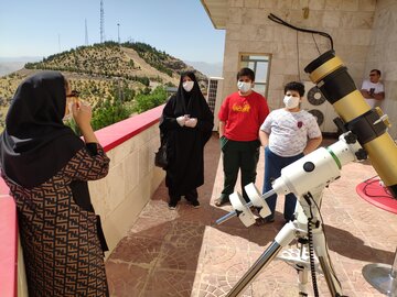 El eclipse solar desde Irán 