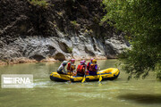 Thrill of rafting in Iranian rivers