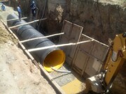 پروژه جمع آوری و انتقال فاضلاب پایانه مرزی مهران در حال اجراست