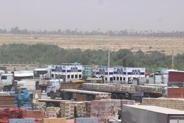 ۲۸۳ هزار تن محصولات کشاورزی امسال از مرز مهران به عراق صادر شد