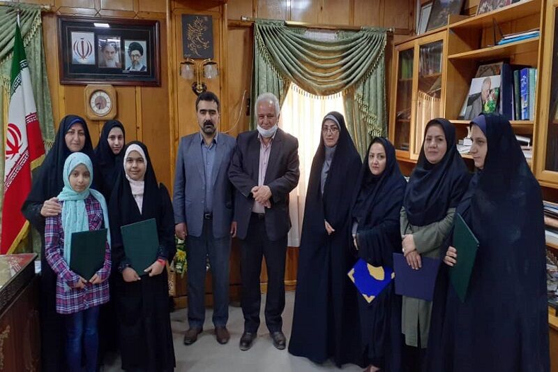 دختران تالشی برگزیده جشنواره سراسری نیاش تجلیل شدند