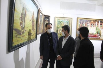 نمایشگاه هنرهای تجسمی در مشهد گشایش یافت