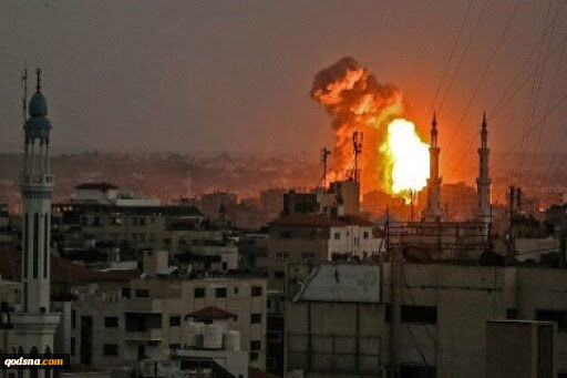 جنگنده‌های رژیم صهیونیستی غزه را هدف قرار دادند