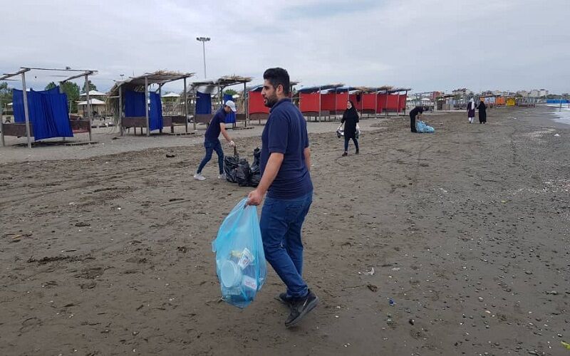 ساحل آستارا پاکسازی شد