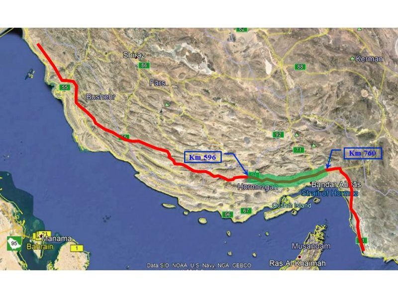 Karun'un batısından Cask'a kadar petrol ihracat kapasitesinin artışı

