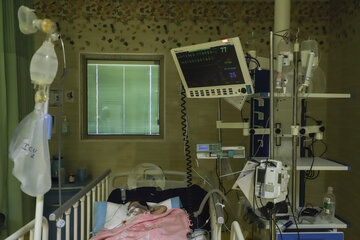 بخش کودکان مبتلا به کرونا بیمارستان ابوذر اهواز