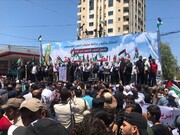 تظاهرات گسترده مردم غزه در «روز خشم» علیه طرح الحاق کرانه باختری