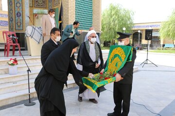 شهرستان ورامین میزبان خدام و پرچم متبرک امام رضا(ع)