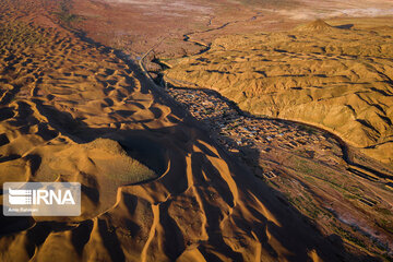 Rezaabad Desert; Tourist attraction in north eastern Iran