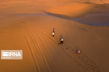 Rezaabad Desert; Tourist attraction in north eastern Iran