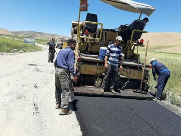 ۶۷ کیلومتر راه روستایی آذربایجان‌غربی در قالب طرح ابرار آسفالت شد