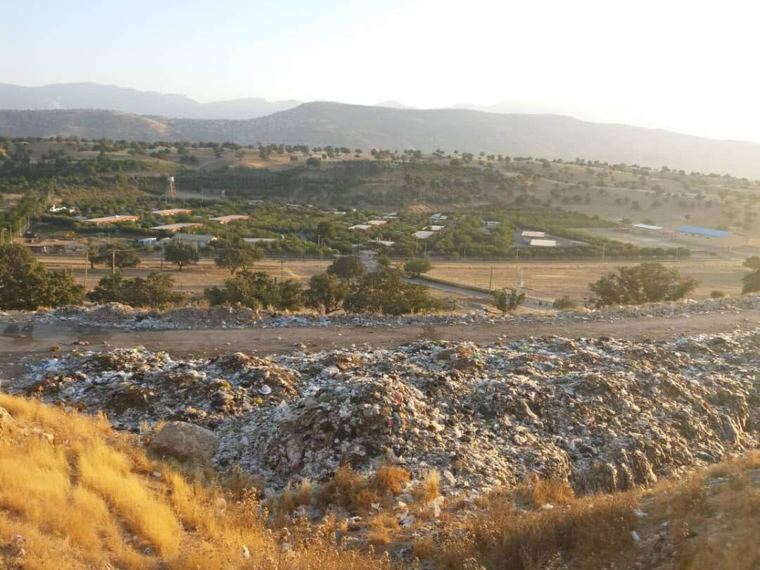 بام خوزستان همچنان درگیر بحران زباله
