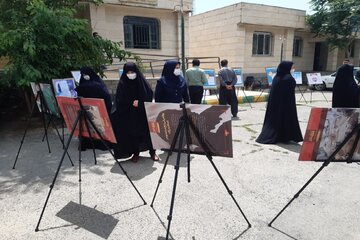 برپایی نمایشگاه "حجاب چتر امنیت" در اشنویه