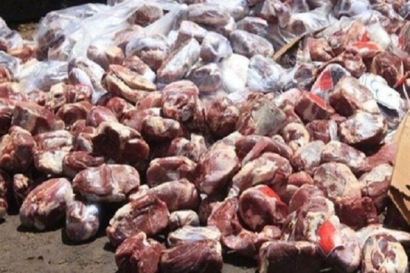 ۵۲۰ کیلو گوشت قرمز فاسد در شهرستان نمین کشف شد